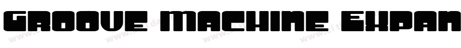 Groove Machine Expanded Bold字体转换
